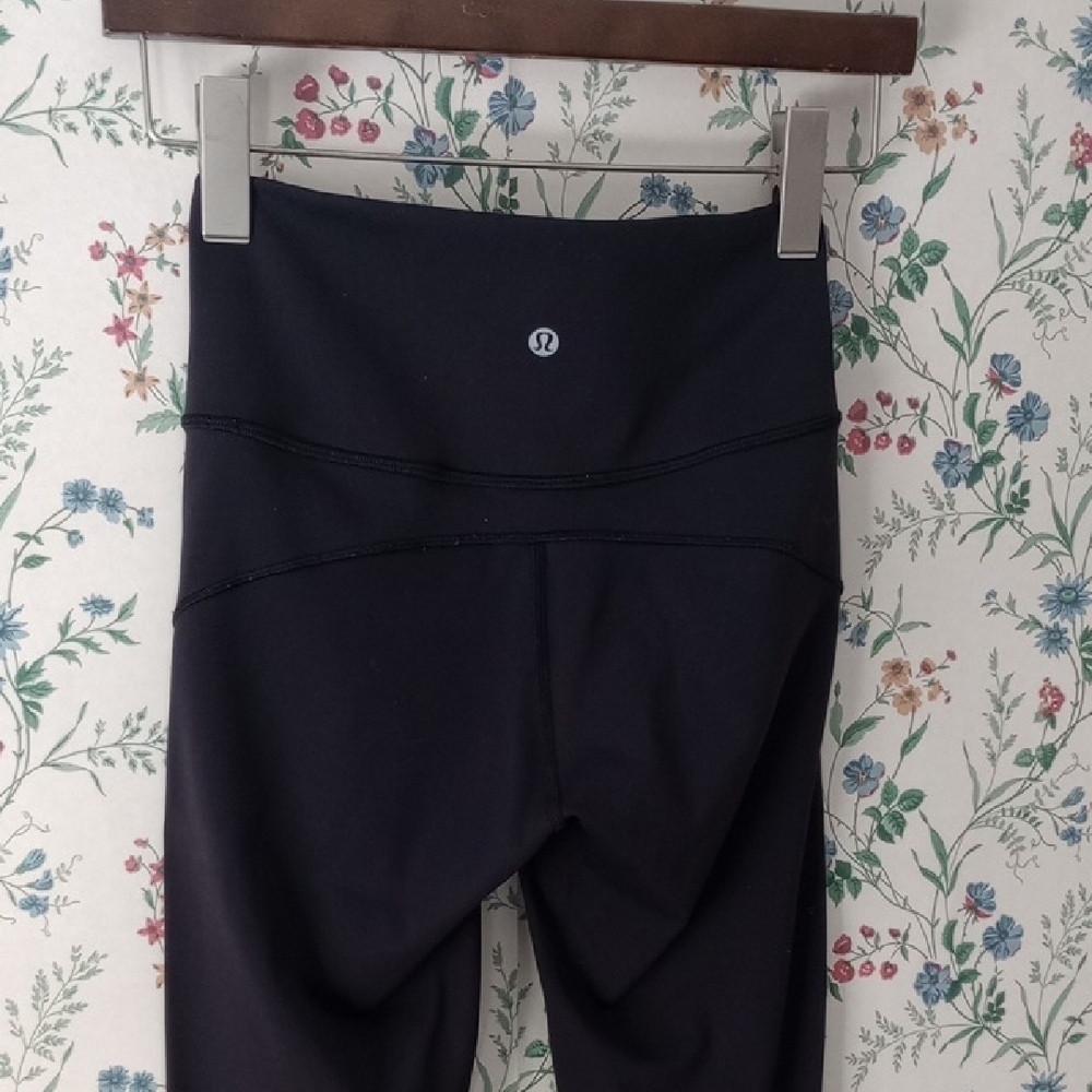 Lululemon Black High-Rise Yoga Pants - Picture 5 of 9
